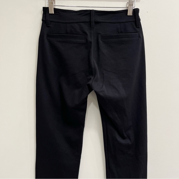 AMERICAN GIANT Black Slim Leg Cigarette Ponte Trouser Dress Pants Size 4 - Picture 4 of 8